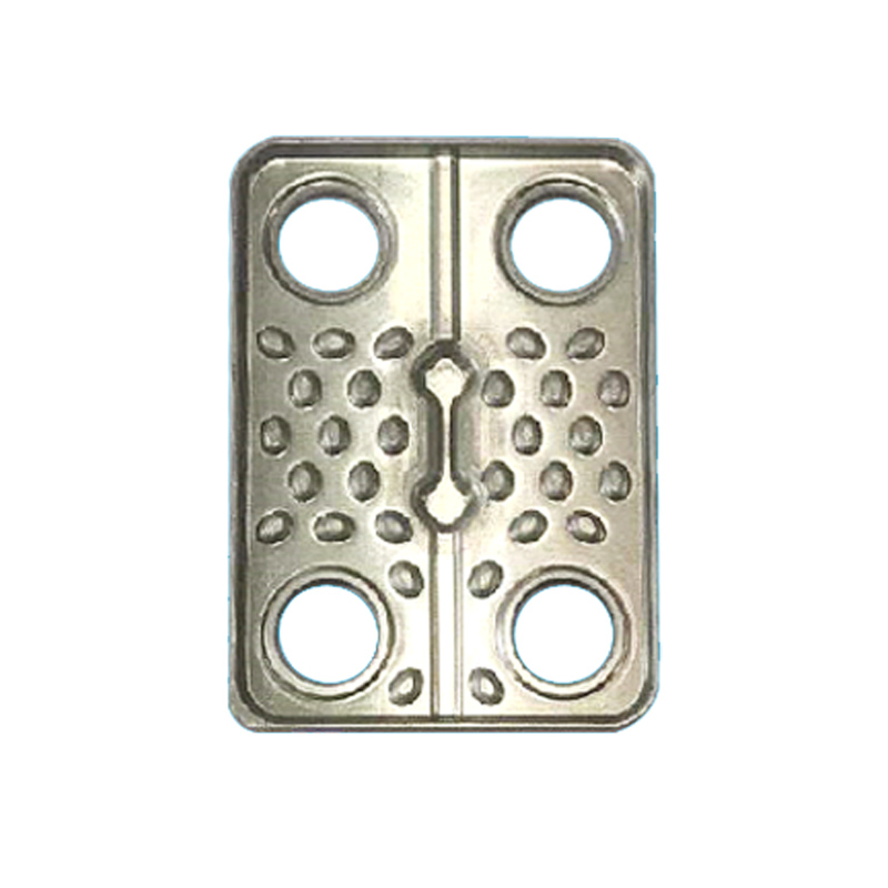 Battery cooler chip continuous die